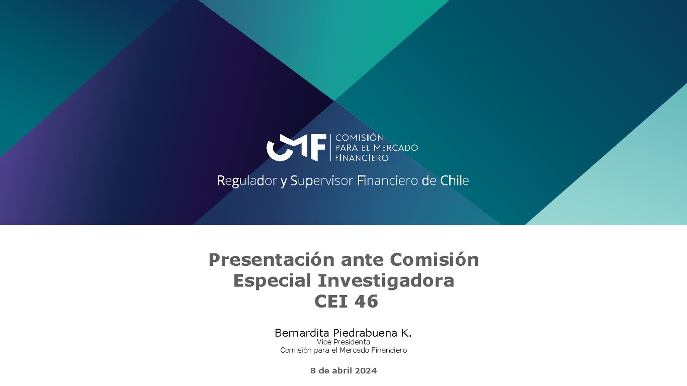 Presentación ante Comisión Especial Investigadora CEI 46