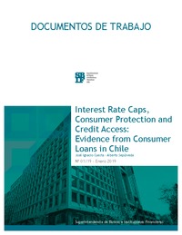 Documento de Trabajo: Interest Rate Caps, Consumer Protection and Credit Access: Evidence from Consumer Loans in Chile