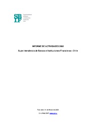 Informe anual 2008 SBIF