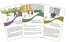 Descargue e imprima folletos informativos sobre el mercado de seguros 